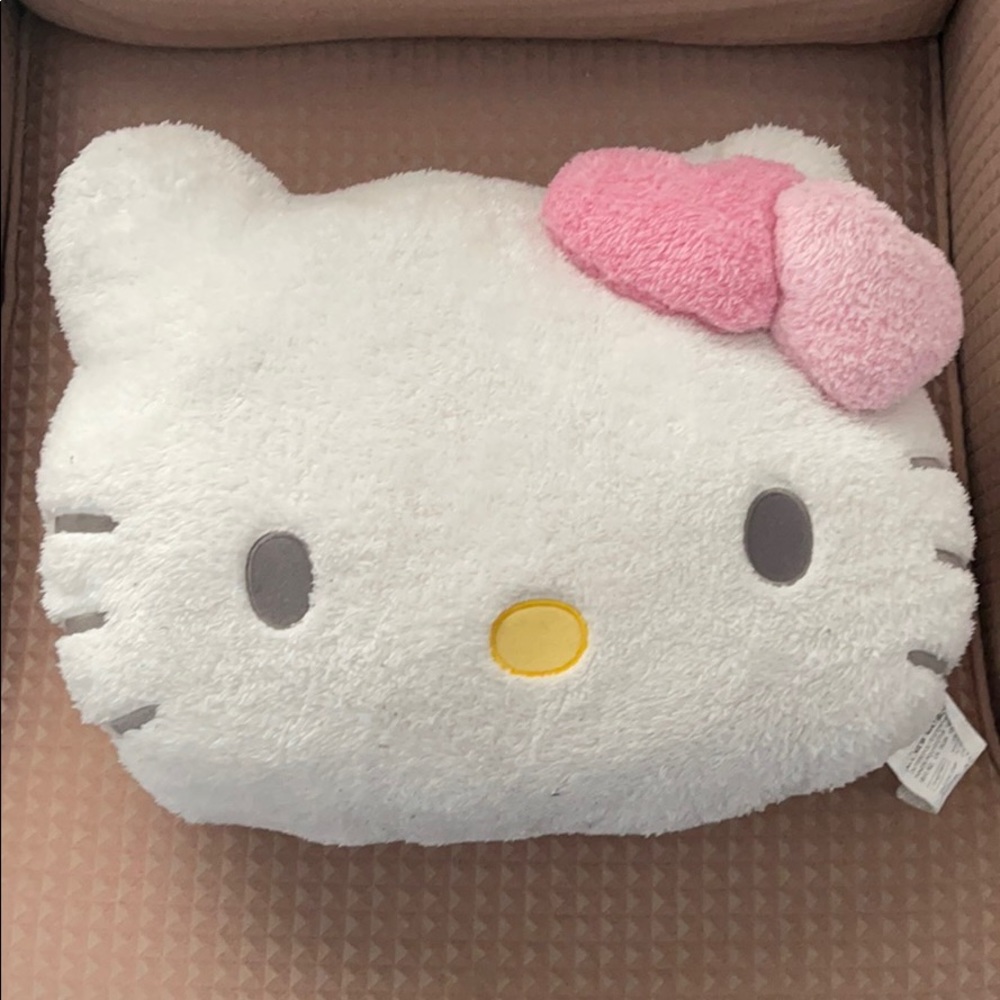Hello Kitty plush pillow.
